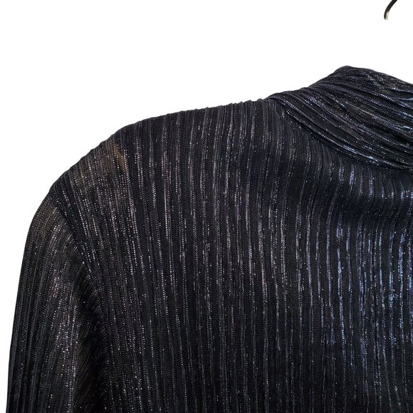 Connected Apparel Plus 14W Dress Jacket 1 Piece Metallic Evening Plus Dressy - Picture 9 of 14